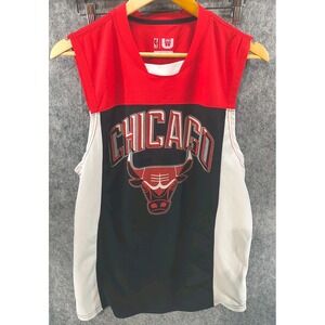 NBA Chicago Bulls Jersey‎ Men's Size M Red Black Grey